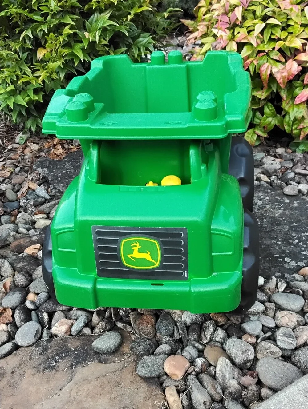 John Deere Green and Yellow Mega Block Large Toy Dump Truck
